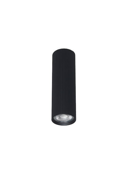 TK Lighting Μονό Σποτ με Ντουί GU10 σε Μαύρο Χρώμα