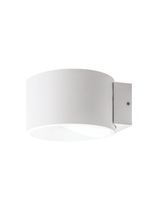 Braytron Single LED Warm White Spot in White Color