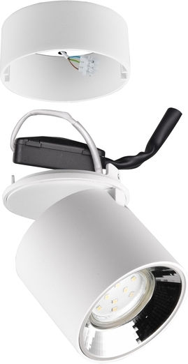 Trio Lighting Einzel Spot mit Fassung GU10 in Weiß Farbe