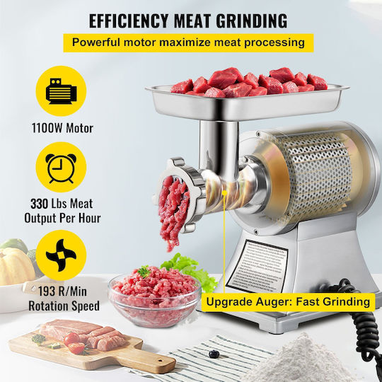 Vevor Commercial Meat Grinder 1100WJRJ90800X001V2