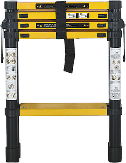 Helix Telescopic Ladder Aluminum of Steps with Maximum Height 1.4m