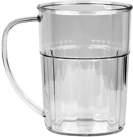 Dianomiki Poolglas 500ml aus PC Kunststoff 1Stück