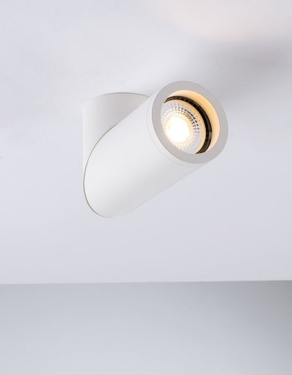 Fan Europe Intec Моно Спот с Цокъл GU10 в Бял Цвят