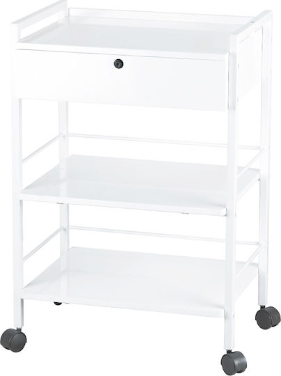 Weelko Τροχήλατο Τραπεζάκι Krankenpflege B55.5xT42xH82cm Easy 1019Α