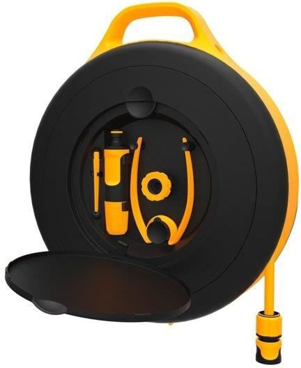 Fiskars Градинска маркуч кутия Тоалетна за гумен маркуч до 15м