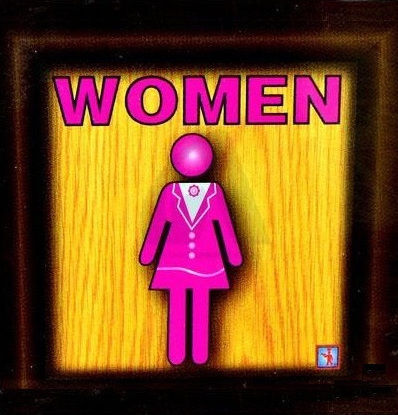 Novatex WC Sign Women's 9.5x9.5cm 9.5x9.5cm 02-392