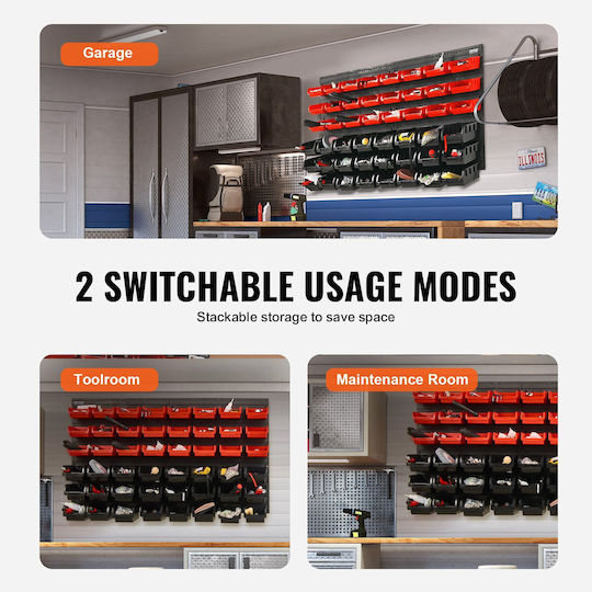 Panel 48 Organizer Boxes Accessories Size 950 X 542 X 172 Mm