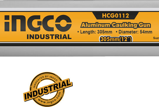 Ingco HCG0112 Пистолет за Силикон Затворен тип 310мл