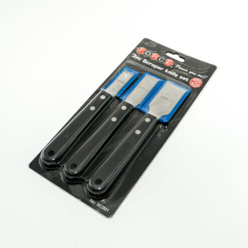 Force Spachtelmesser mit Griff 3Stück