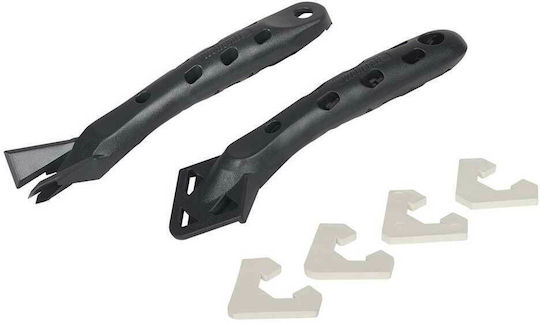 Wolfcraft Scraper Tool with Plastic Handle Suitable for Joints 3pcs