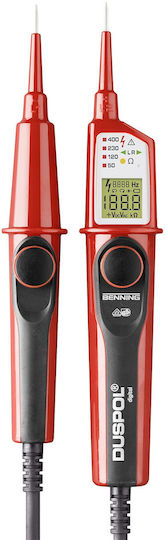 Benning Spannungsprüfer Duspol Digital AC/DC Kategorie IV mit Messbereich 1 - 1200V