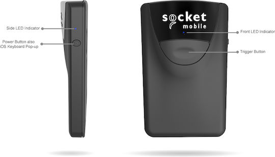 Socket Mobile Socket Scanner Ασύρματο με Δυνατότητα Ανάγνωσης 2D και QR Barcodes