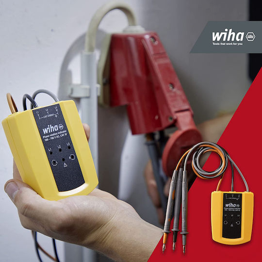 Wiha Spannungsprüfer 45221 Kategorie IV mit Messbereich 100 - 700V