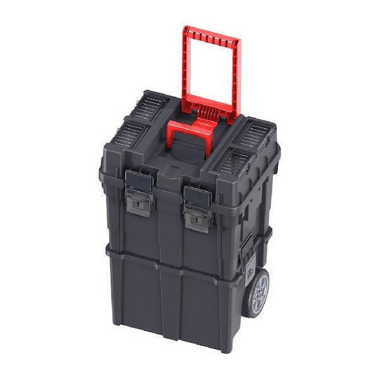 Qbrick Wheeled Metallic Tool Carrier with Toolbox