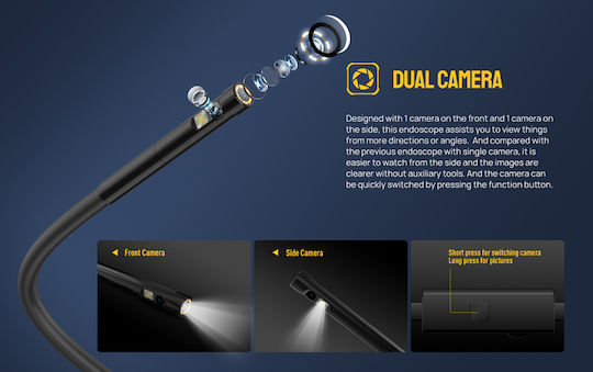 Ulefone E02 Endoscope Camera 720x480 pixels for Mobile