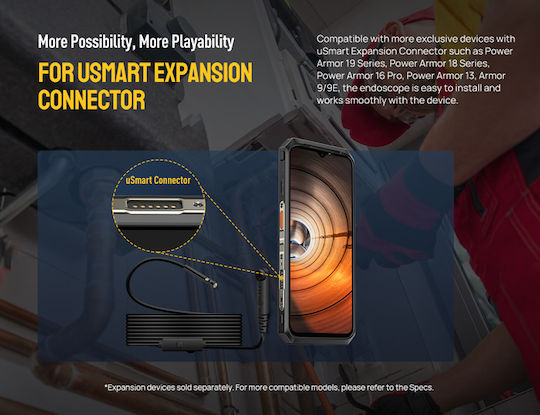 Ulefone E02 Endoscope Camera 720x480 pixels for Mobile