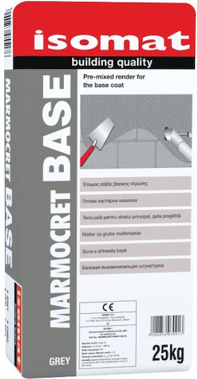 Isomat Σοβάς Marmocret Base Γκρι 25kg