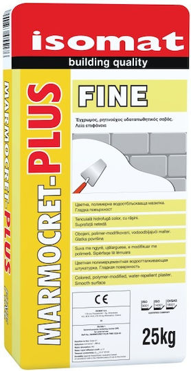 Isomat Σοβάς Marmocret Plus Fine Weiß Nr. 100 25kg