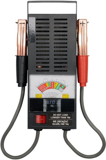 Yato YT-8310 Αναλογικό Battery Tester με Κροκοδειλάκια