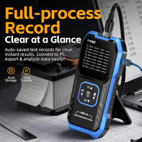 Fnirsi FNR-HRM-10 Αναλογικό Battery Tester
