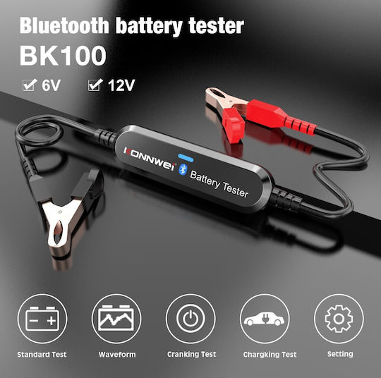 6v 12v Bluetooth Ios Android Αναλογικό Battery Tester