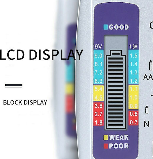 DLJ0012 Digital Battery Tester with Stable Port
