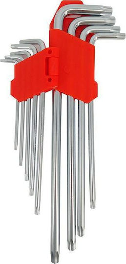AWTools Set mit 9 Torx-Schlüsseln