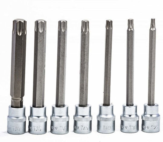 Satra Kl.nas.torx Extra Long 3/8" 7pcs