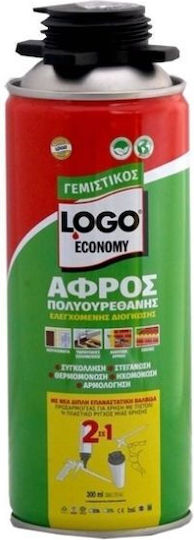 Logo Economy 2σε1 Αφρός Πολυουρεθάνης Χειρός Ελεγχόμενης Διόγκωσης 300ml