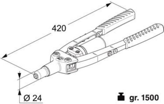 Far Tools K25 Rivetor Foarfecă Plafon