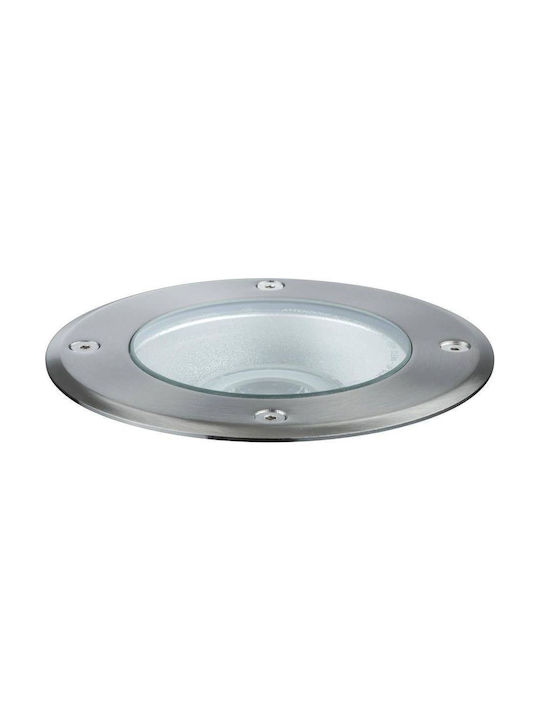 Paulmann Rund Einbau Spot mit integriertem LED und Warmweißes Licht Silber 1Stück