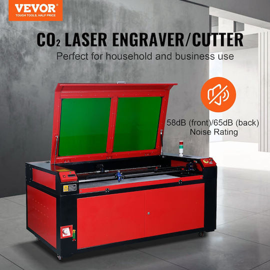Vevor 130w Laser Engraving Cutting Machine Working Area 900 X 1400 Mm Max 20 Mm