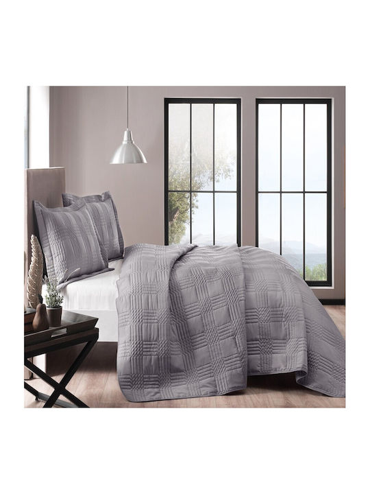 Tac Elektrische Gitarren Tagesdecke Anderthalbbetten aus Polyester Gray 180x240cm