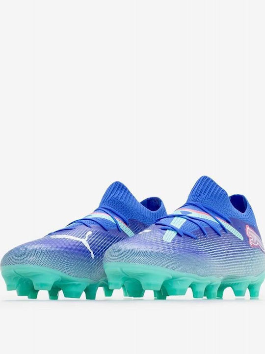 PUMA Future 7 Pro Ποδοσφαιρικά Παπούτσια με Τάπες FG/AG Μπλε