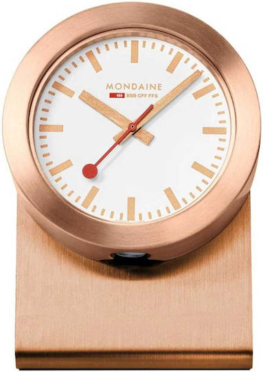 Mondaine Стенен часовник Розово злато Ø50см