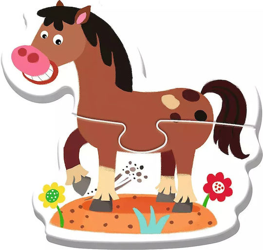 Детски Пъзел On The Farm за 2+ Години 2бр Trefl
