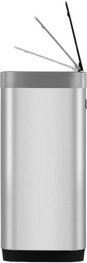 Eko Eko Waste Bin Made of Inox Steel with Sensor Silver 50lt