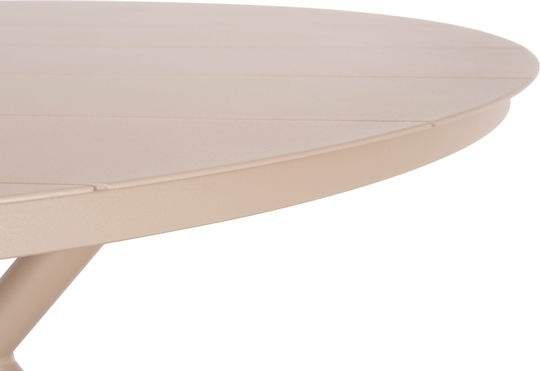 Tisch Stabil Higer Cappuccino 126x126x74cm