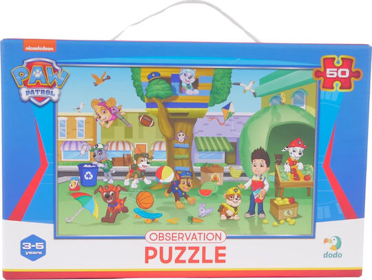 Детски Пъзел Paw Patrol за 3+ години+ Години 50бр Dodo