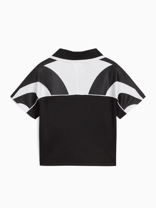 Archive Γυναικείο Crop T-shirt Μαύρο