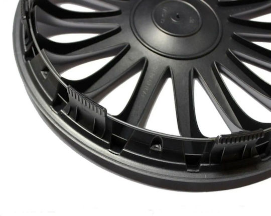 Versaco Car Hubcap Set Dakar Nc 16" 4pcs Black