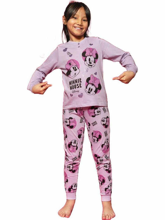 Minnie Mouse Kids' Pajamas Winter Purple Minnie Mouse Kids' Pajamas Winter Purple