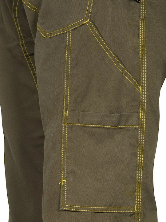 Cofra Drill Work Trousers Brown