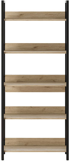 Bibliotecă Connect Florida Oak 73x35x172cm