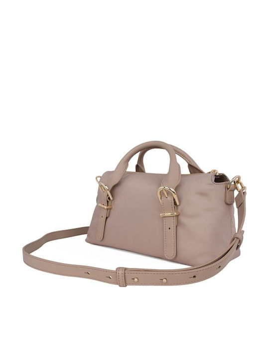 Buckles Damentasche Umhängetasche Beige