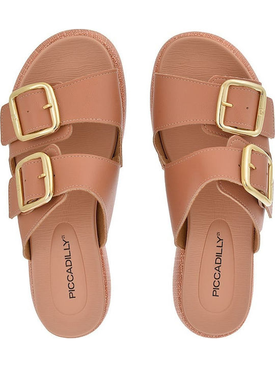 Flache Sandalen für Damen Anatomisch in Schwarz Farbe