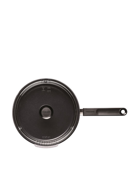 Fiskars Pan With Lid made of Stainless Steel with Non-Stick Coating 26cm