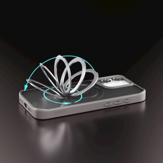 Etteri Back Cover Σιλικόνης / Πλαστικό Γκρι (iPhone 16)