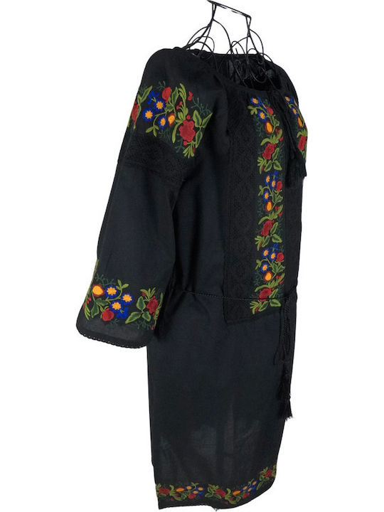 Maxi Φόρεμα Black, Red