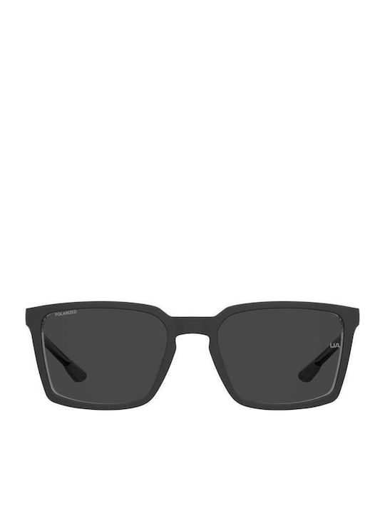 Under Armour Unisex Sunglasses with Black Plastic Frame and Black Lens UASPORTATE-7C5M9-57